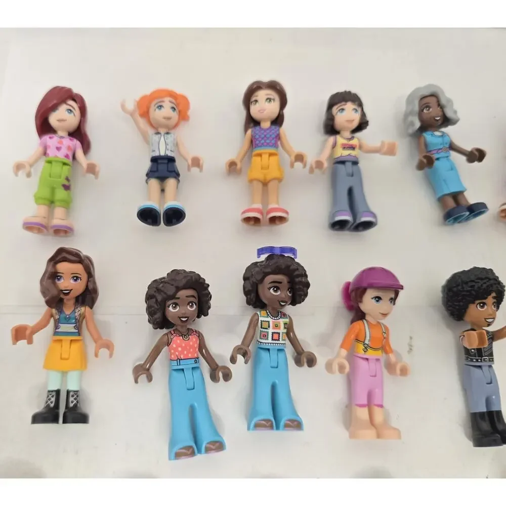 Lot of 27 Lego Friends Dolls & Accessories Minifigure Dog Cat Girl Kids